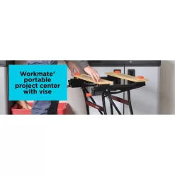 BLACK+DECKER Workmate 28.75 in. x 25.6 Folding Portable Workbench and Vise