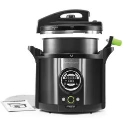 Presto Precise 1485-Watt 12 qt. Black Digital Electric Pressure Canner