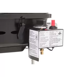 Flame King YSNHT400 RV Mounted BBQ Gas Side Mount Portable Propane Grill in Black