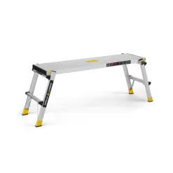 Gorilla Ladders 4 ft. x 12 in. x 20 in. Aluminum Slim-Fold Work Platform, 300 lbs. Load Capacity