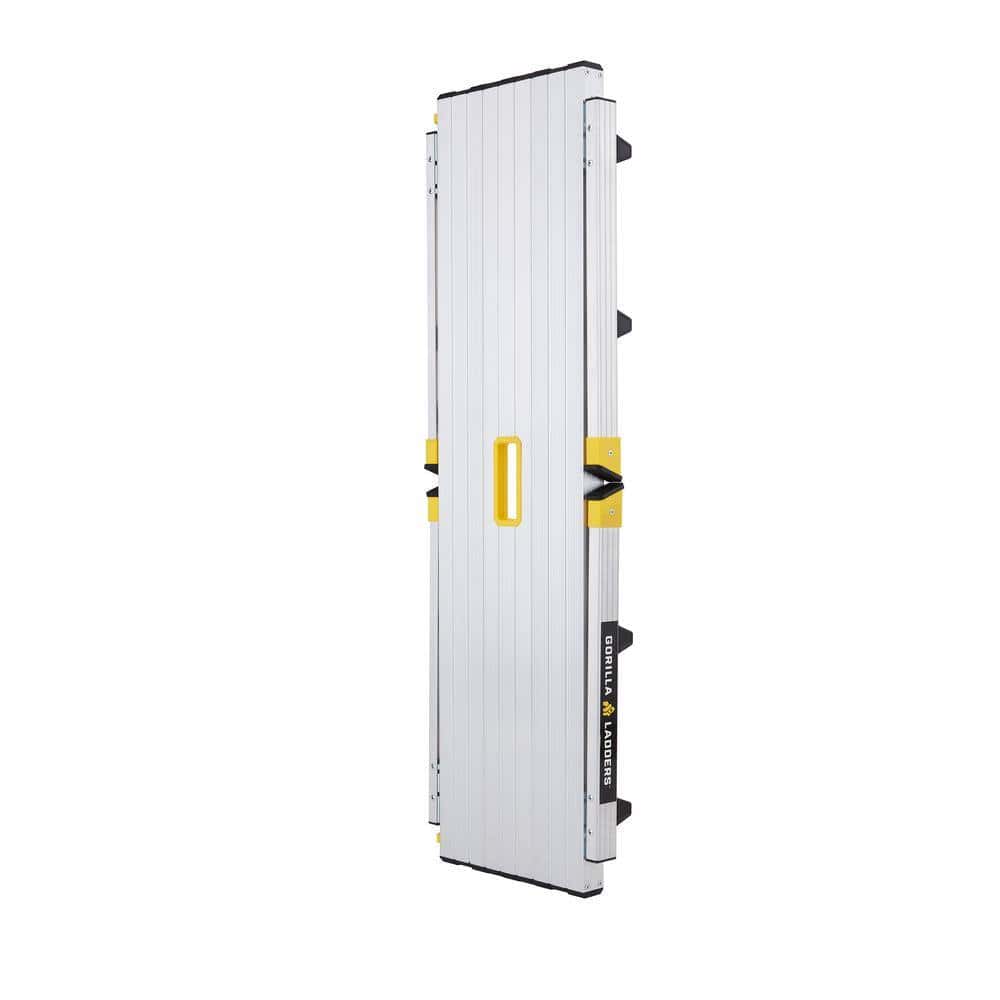 Gorilla Ladders 4 ft. x 12 in. x 20 in. Aluminum Slim-Fold Work Platform, 300 lbs. Load Capacity