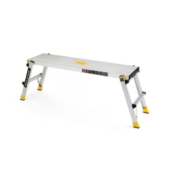 Gorilla Ladders 4 ft. x 12 in. x 20 in. Aluminum Slim-Fold Work Platform, 300 lbs. Load Capacity