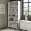 Bush Business Furniture Hybrid 73'' H x 36'' W Standard Bookcase - White