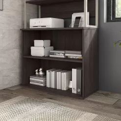 Bush Business Furniture Hybrid Bookcase - Storm Gray