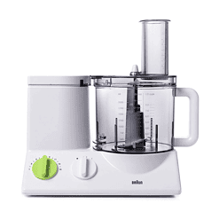 Braun FP3020 12 Cup Food Processor Ultra Quiet Powerful motor, White