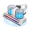 JPHYLL Bed Vacuum Cleaner Mattress Vacuum with UV 16Kpa Suction HEPA Filter 253.7nm UV-C Light & 30000 Rpm, 500W, Corded