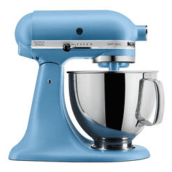 KitchenAid Artisan Series 5 Quart Tilt Head Stand Mixer with Pouring Shield KSM150PS, Blue Velvet