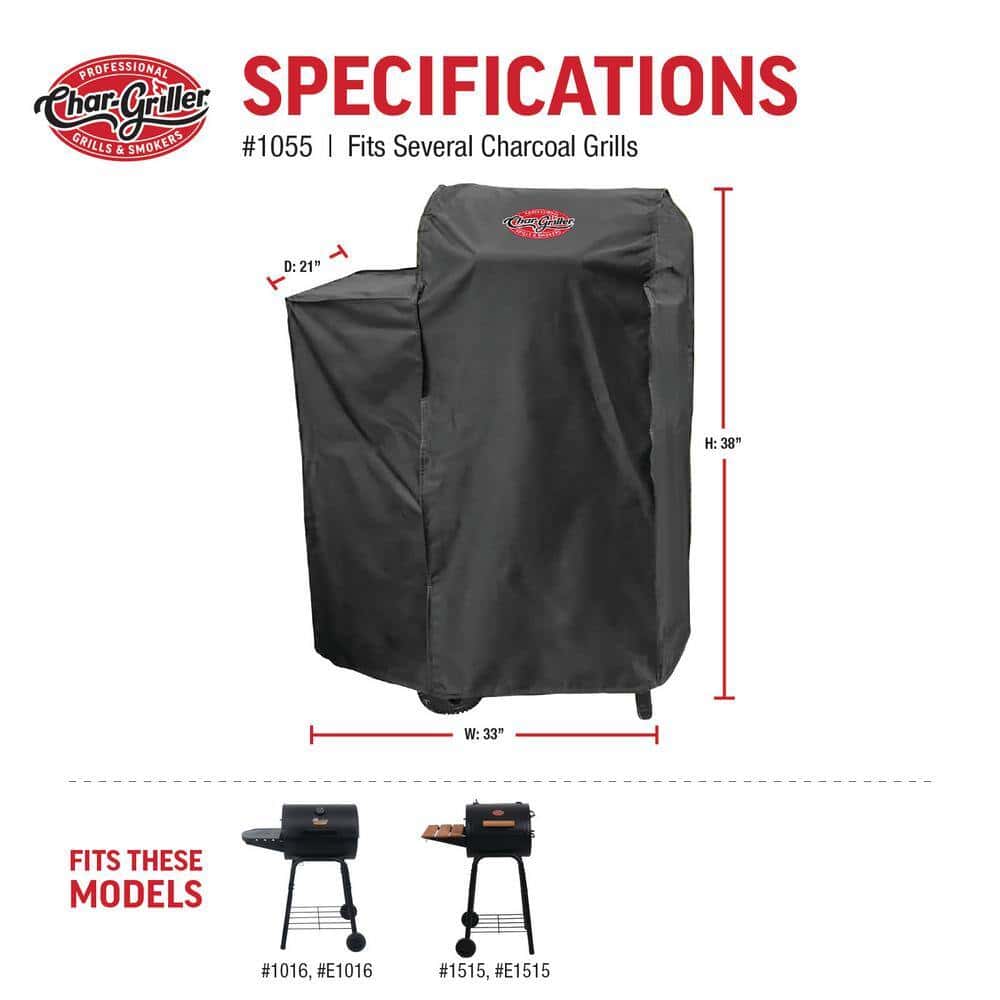 Outlaw Grills by Char-Griller 1016 Maverick Charcoal Grill in Black