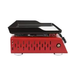 Royal Gourmet PD1301R 3-Burner Propane Griddle, Portable Table Top 24-Inch Gas Grill in Red