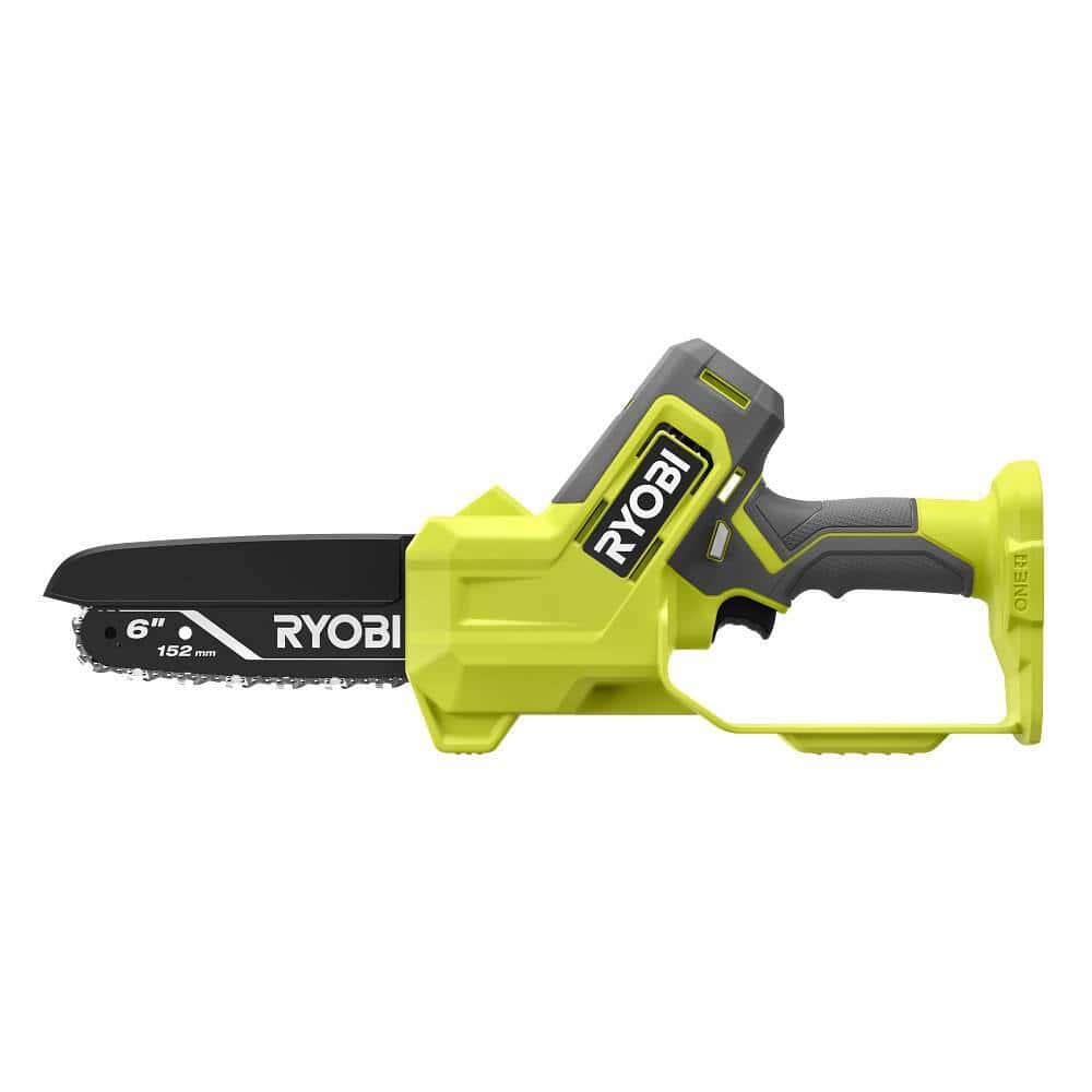 RYOBI PCLCW01B ONE+ 18V 6 in. Cordless Battery Compact Pruning Mini Chainsaw (Tool Only)