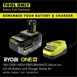 RYOBI P2908BTL ONE+ 18V Cordless Grass Shear and Shrubber Trimmer (Tool Only)