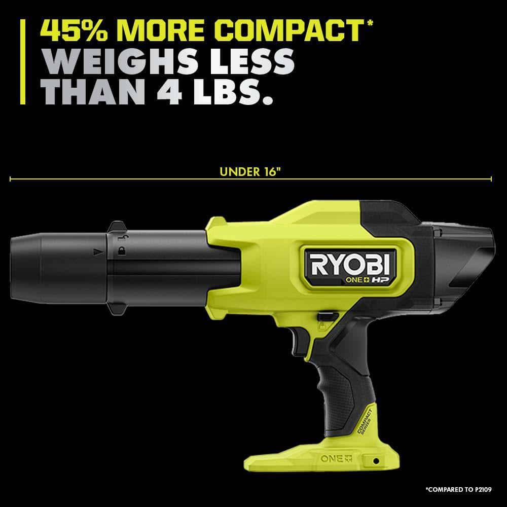 RYOBI PSBLB01B ONE+ HP 18V Brushless Cordless 220 CFM 140 MPH Compact Blower (Tool-Only)