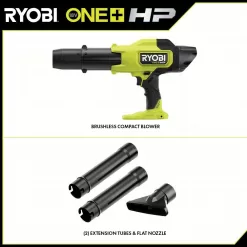 RYOBI PSBLB01B ONE+ HP 18V Brushless Cordless 220 CFM 140 MPH Compact Blower (Tool-Only)