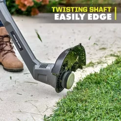 RYOBI PCLST01K ONE+ 18V 10 in. Cordless Battery String Trimmer/Edger with 2.0 Ah Battery and Charger