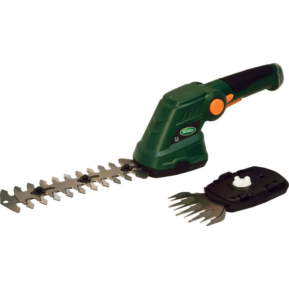 Scotts LSS10172S 7.2V Lithium-Ion Cordless Grass and Shrub Shear - 2 Ah Battery and Charger Included