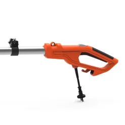 YARD FORCE YF65PS 10 in. 6.5 Amp Telescoping Electric Pole Saw with Multi-Angle Head with Bonus PPE Kit