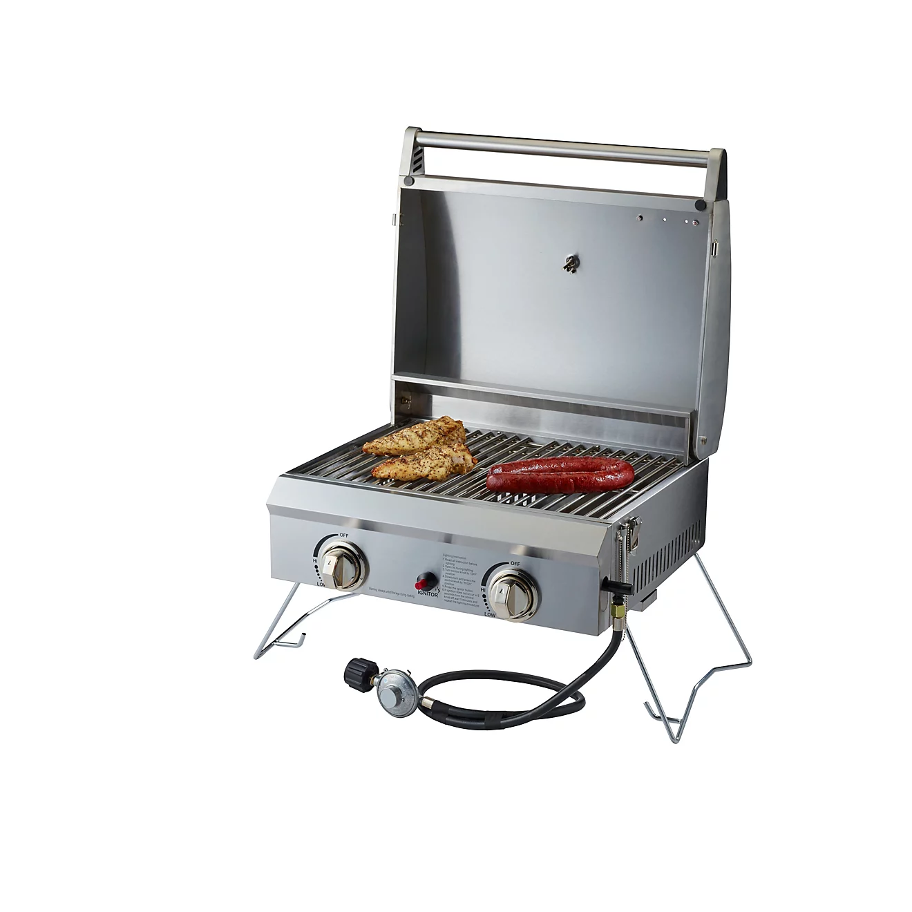 Outdoor Gourmet 2-Burner Gas Portable Grill - Image 3