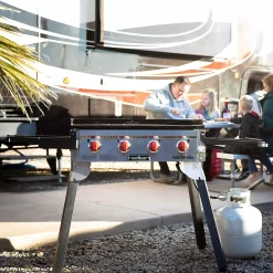 Camp Chef FTG600P Flat Top Grill (Portable!) | 48,000 BTU Power + Seasoned Griddle