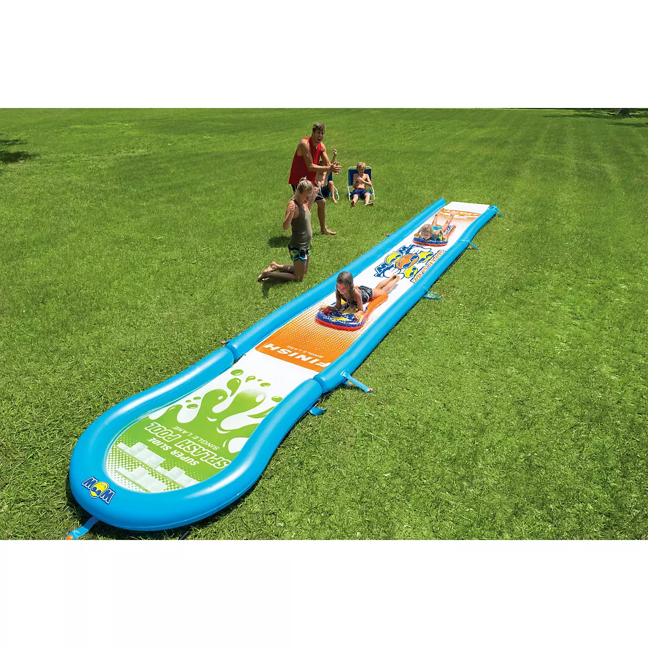 WOW Watersports Single Lane Slide with Attached Pool