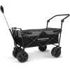 Wonderfold Wagon Push and Pull Beach Wagon - Black