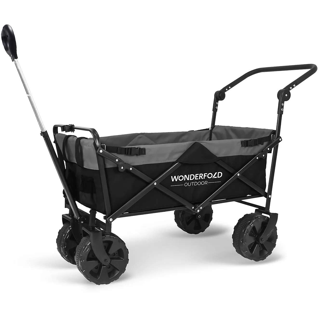 Wonderfold Wagon Push and Pull Beach Wagon - Black