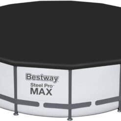 Bestway 15ft Above Ground Pool Set | Steel Pro MAX Pool with Pump, Filter & Ladder