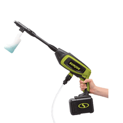 Sun Joe 24V 350 PSI Max 0.6 GPM Cold Water Electric Pressure Washer Kit with 2.0 Ah Battery Plus Charger