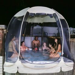 Alvantor Screen Room (6'x6'), Instant Bug & Sun Protection, Beige