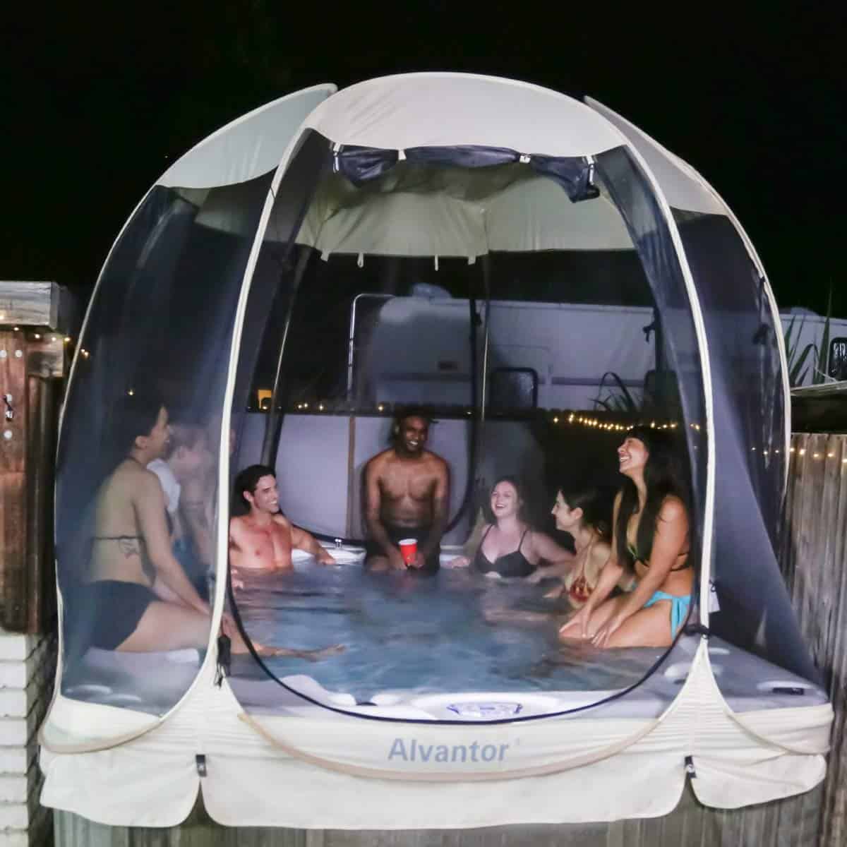 Alvantor Screen Room (6'x6'), Instant Bug & Sun Protection, Beige