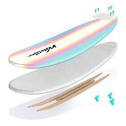 Wavestorm - Classic Soft Top Foam 8ft Surfboard - burst