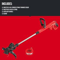 CRAFTSMAN CMEST913 Weedwacker String Trimmer, 6.5 Amp, 14-Inch