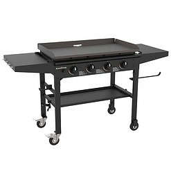 Blackstone 36” Griddle Cooking Station | 4 Burner Flat Top Grill | Propane Fueled
