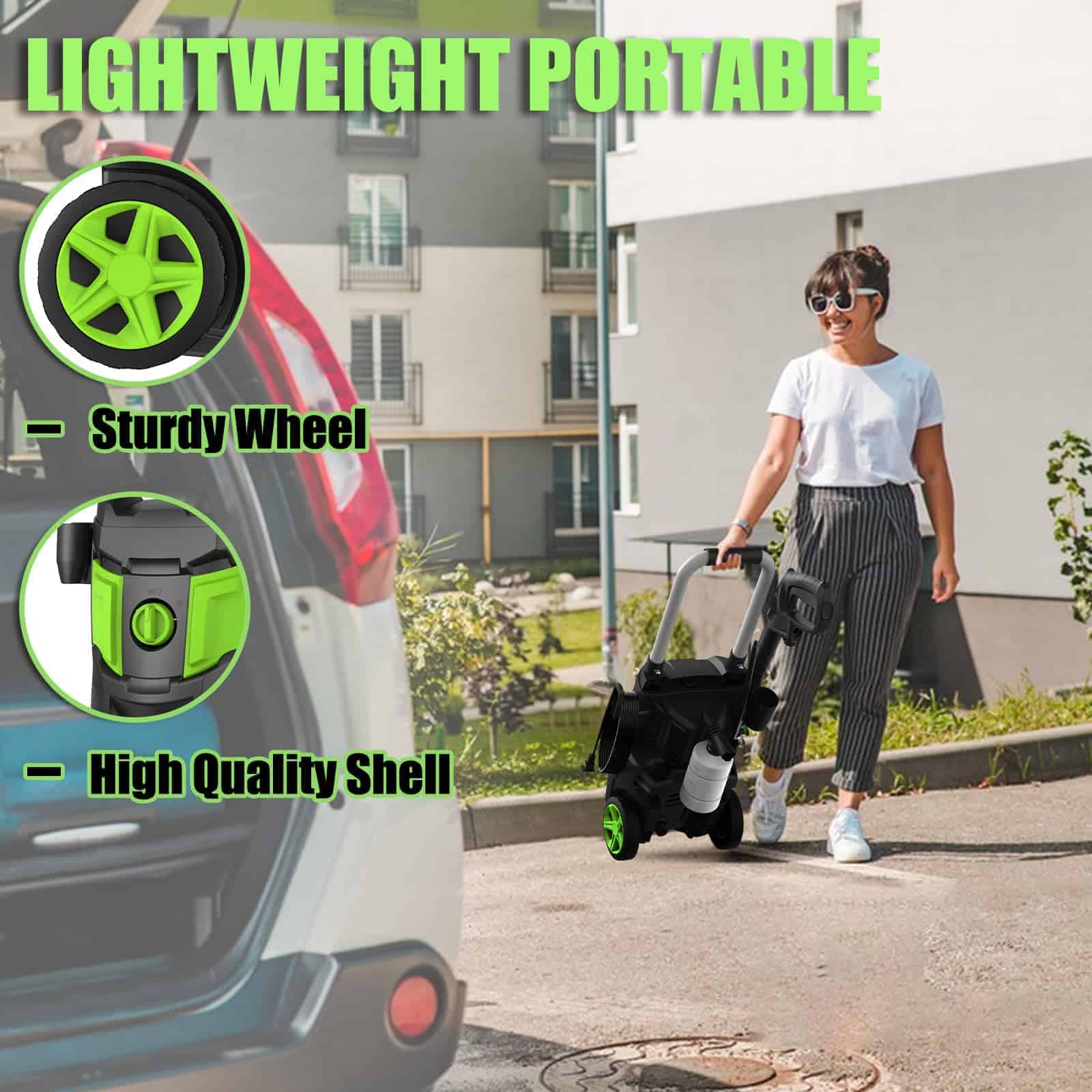 DECOKTOOL 4200 PSI Electric Pressure Washer (2.8 GPM) | Car, Patio & Garden Cleaner