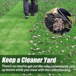 LawnMaster CLM2413A Cordless 13-Inch Lawn Mower 24V Max with 2X4.0Ah Battery and a Charger