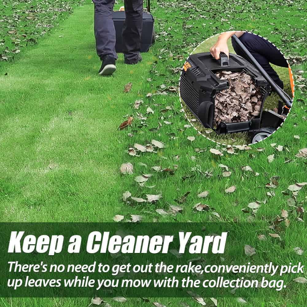 LawnMaster CLM2413A Cordless 13-Inch Lawn Mower 24V Max with 2X4.0Ah Battery and a Charger