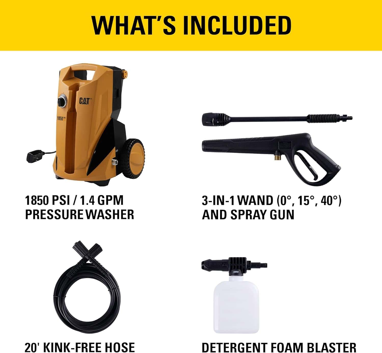 CAT 1850 PSI 1.4 GPM Electric Pressure Washer - Image 6