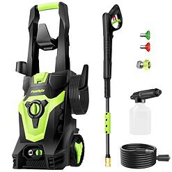 PowRyte Electric Pressure Washer, Foam Cannon, 2 Different Pressure Tips, Power Washer, 3500 PSI 2.4 GPM