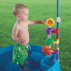 Step2 Play & Shade Pool for Kids, Outdoor Summer Pool with Umbrella, Multicolor