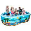 JOSEN Inflatable Pool: Kiddie Fun for All Ages! (94"x59"x22") | Safe, Durable & Easy to Set Up