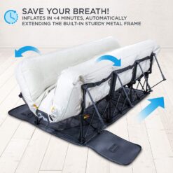 Ivation EZ-Bed (Full Size) Air Mattress with Frame & Rolling Case, Self Inflatable