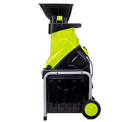 Earthwise GS70015 15-Amp Garden Corded Electric Chipper, Collection Bin