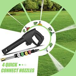 DECOKTOOL 4200 PSI Electric Pressure Washer (2.8 GPM) | Car, Patio & Garden Cleaner
