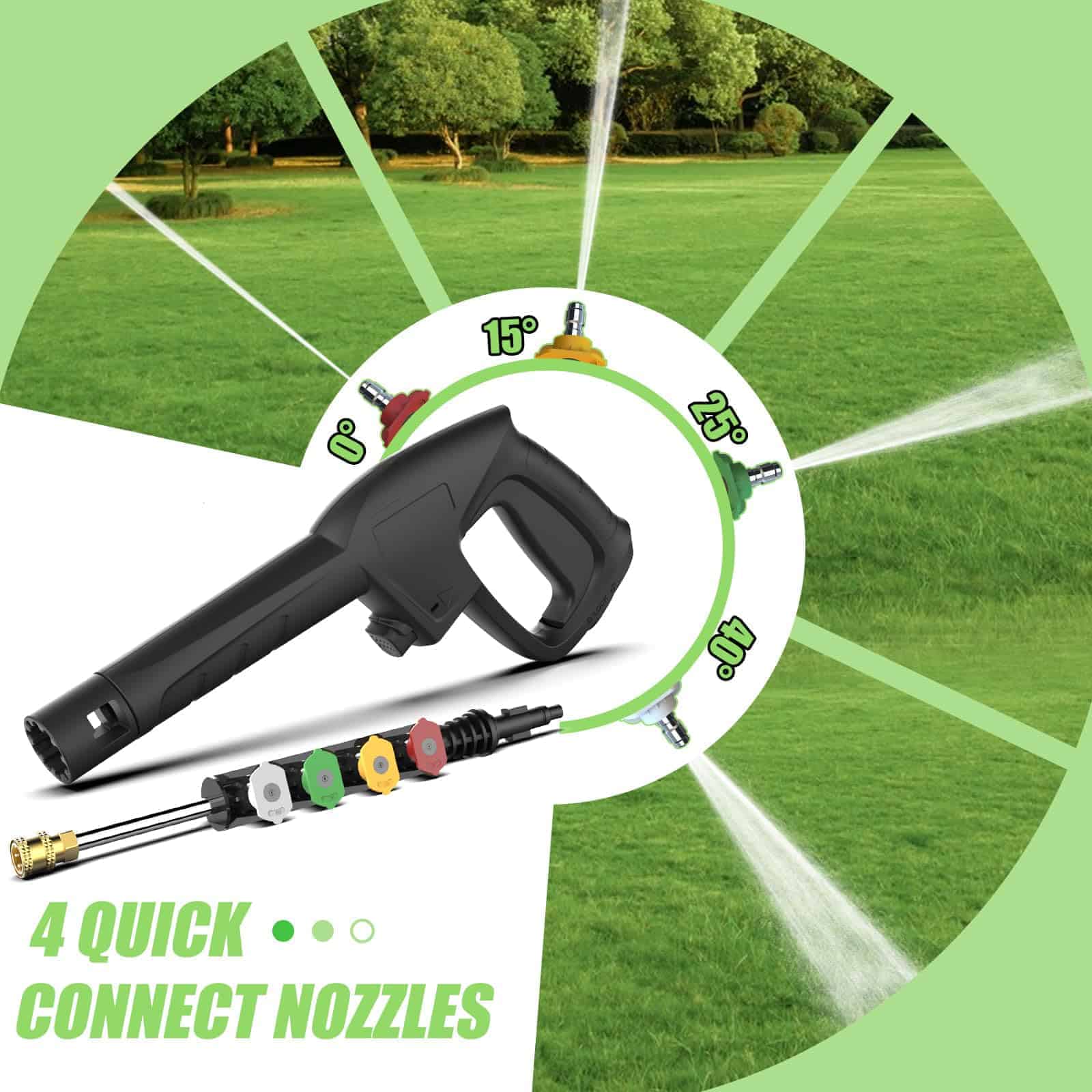 DECOKTOOL 4200 PSI Electric Pressure Washer (2.8 GPM) | Car, Patio & Garden Cleaner