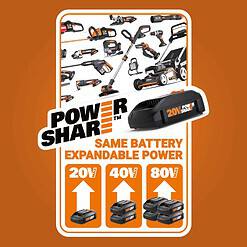 Worx String Trimmer Cordless GT3.0 20V PowerShare 12