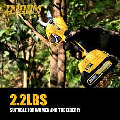 IMOUMLIVE 21V Brushless Cordless Pruning Shears (0.8-1.2
