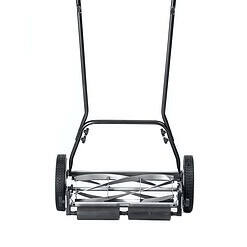 Great States 815-18 18-Inch 5-Blade Push Reel Lawn Mower, 18-Inch, 5-Blade, Grey