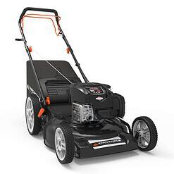 Yard Force Self Propelled Lawn Mower Briggs & Stratton 150cc Gas Engine 22-inch Steel Deck 3-in-1 Mulch