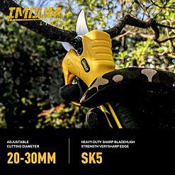 IMOUMLIVE 21V Brushless Cordless Pruning Shears (0.8-1.2