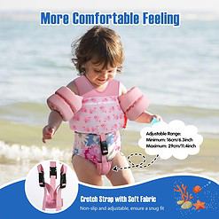 MoKo 13-70lbs Toddler Floaties Arm Floaties, Toddler Swim Vest Cartoon Swim Arm Band