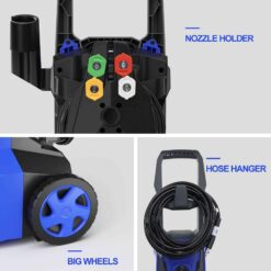 ZHUOLIN 4200 PSI 2.8 GPM Pressure Washer Powered - Electric Power Washer for Cars Washing with 25FT Pressure Hose, Blue